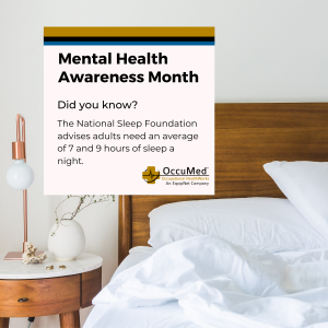 Sleep Improvement- Mental Health Awareness Month