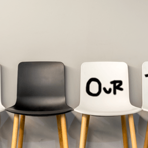 workplace join our team logo in chairs.